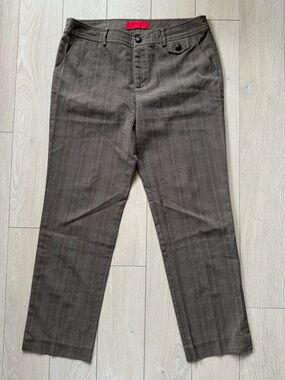Joe Fresh Plaid Pants in Brown & Green Women’s Size 8